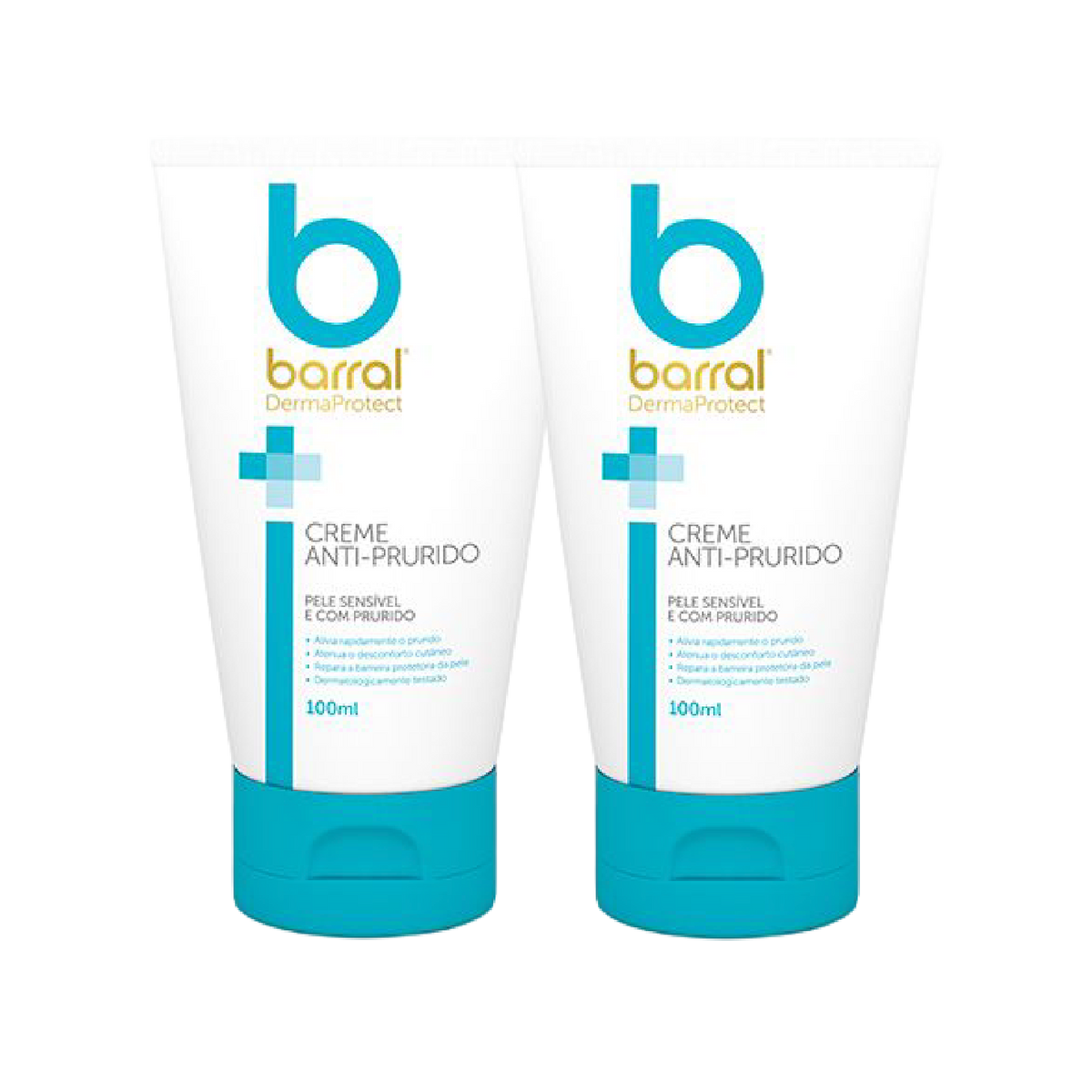 Barral DermaProtect Creme Antiprurido 100ml x 2 Unidades