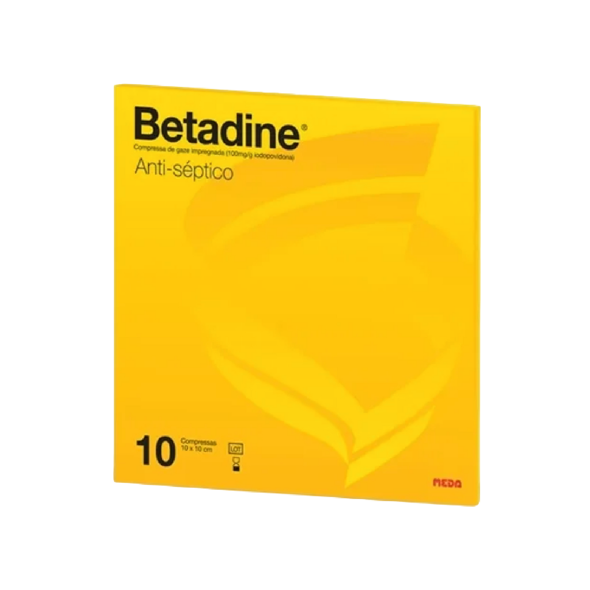 Betadine Gaze Impregnada x10 Unidades