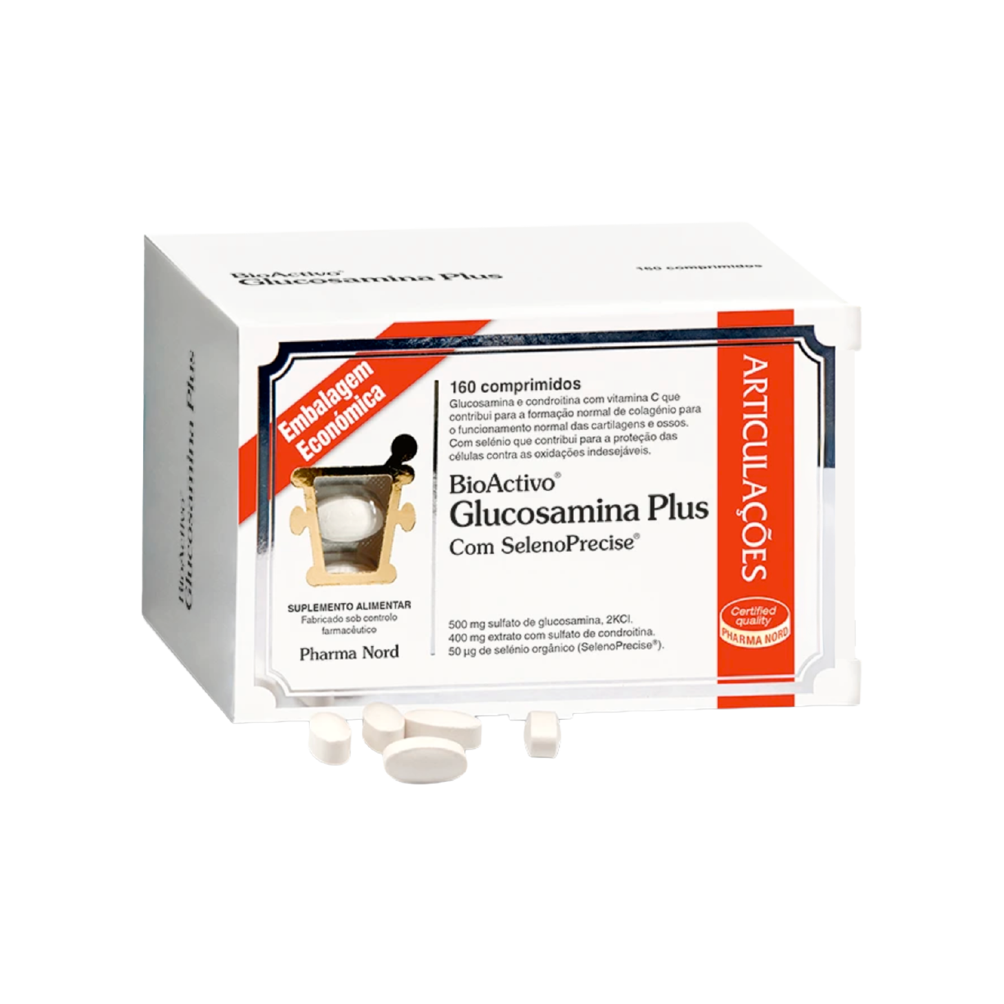 Bioactivo Glucosamina Plus 160 Comprimidos