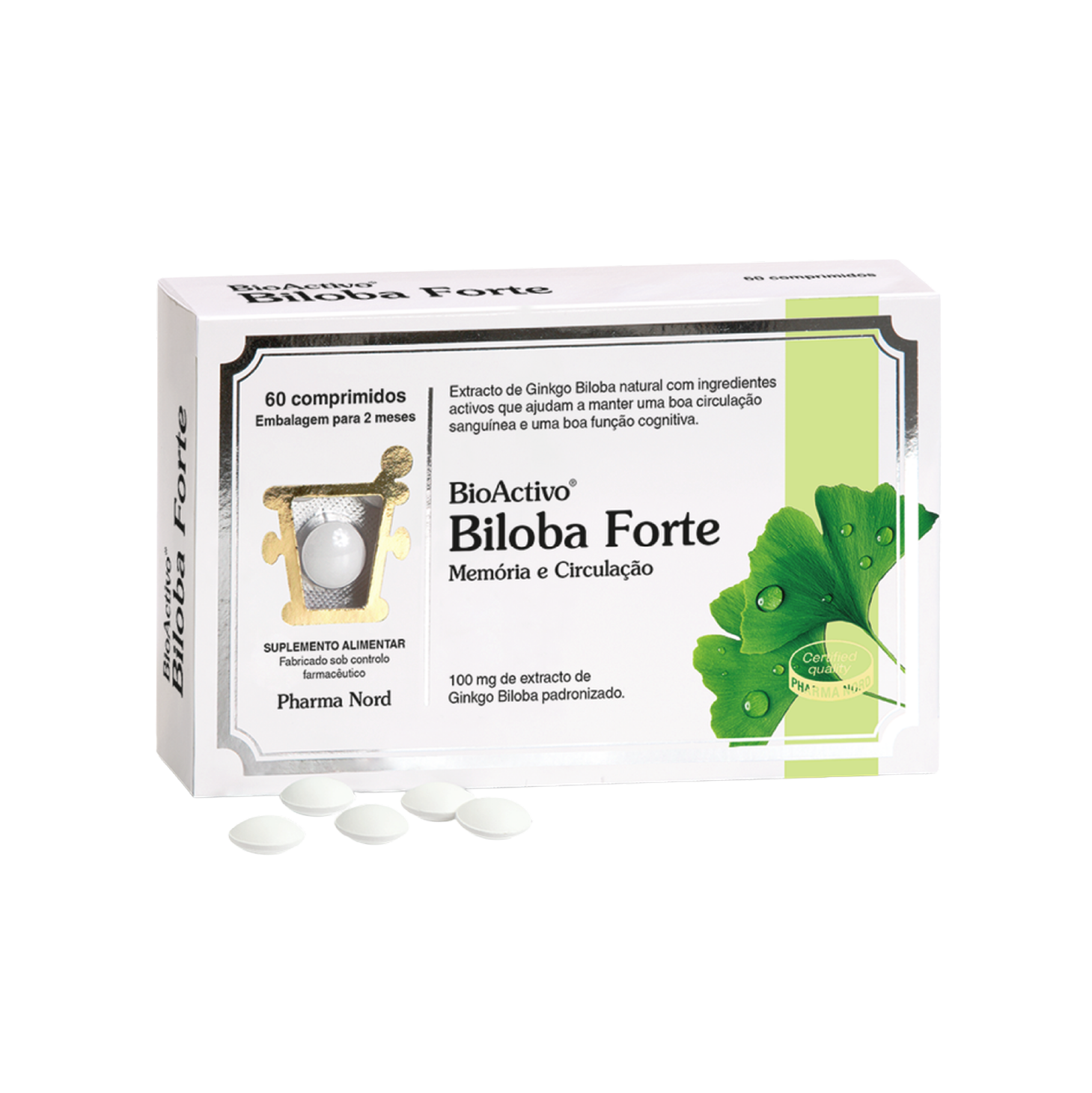 Bioactivo Biloba Forte 100mg 60 Comprimidos