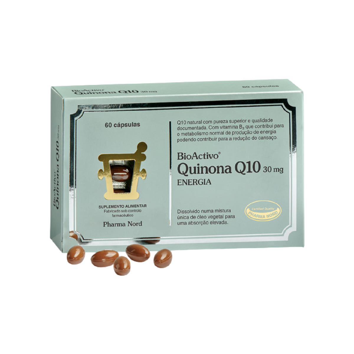 Bioactivo Quinona Q10 30mg x60 Cápsulas