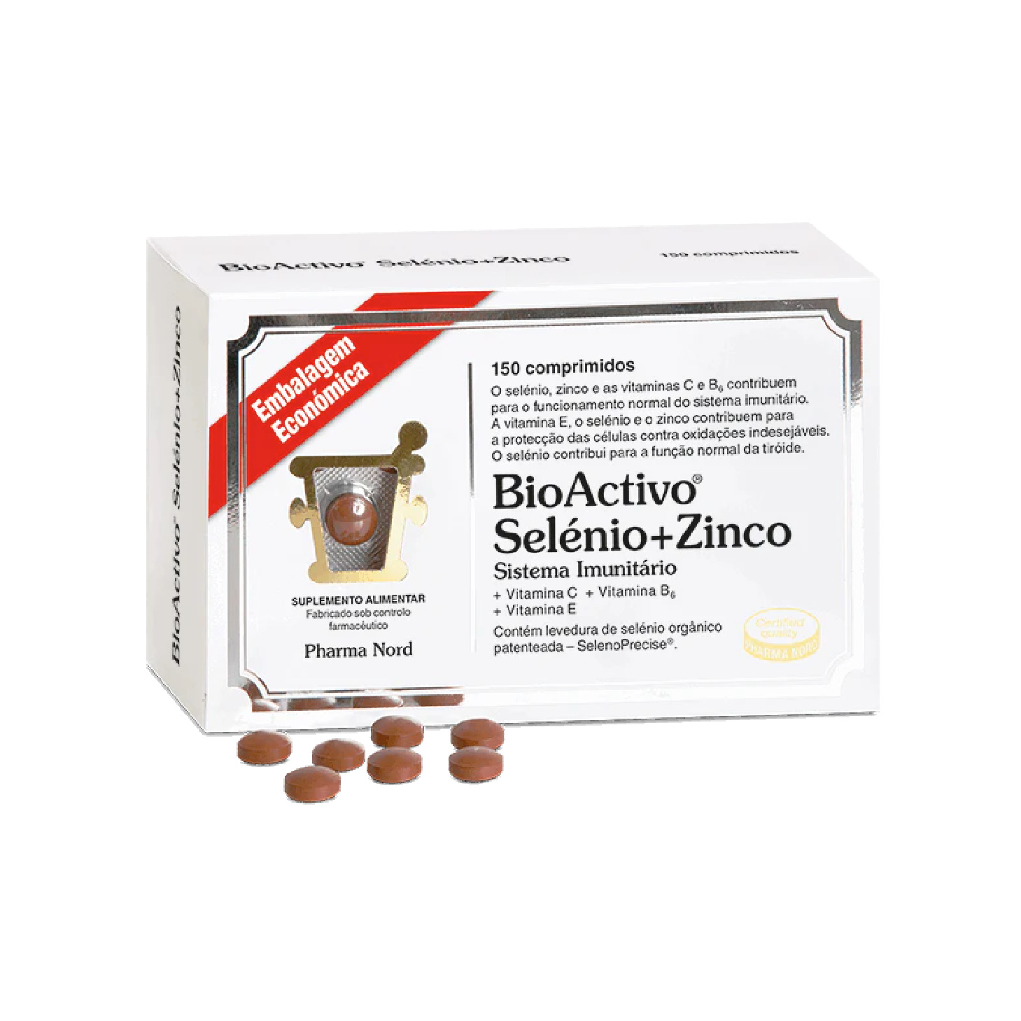 Bioactivo Selenio+Zinco 150 Comprimidos