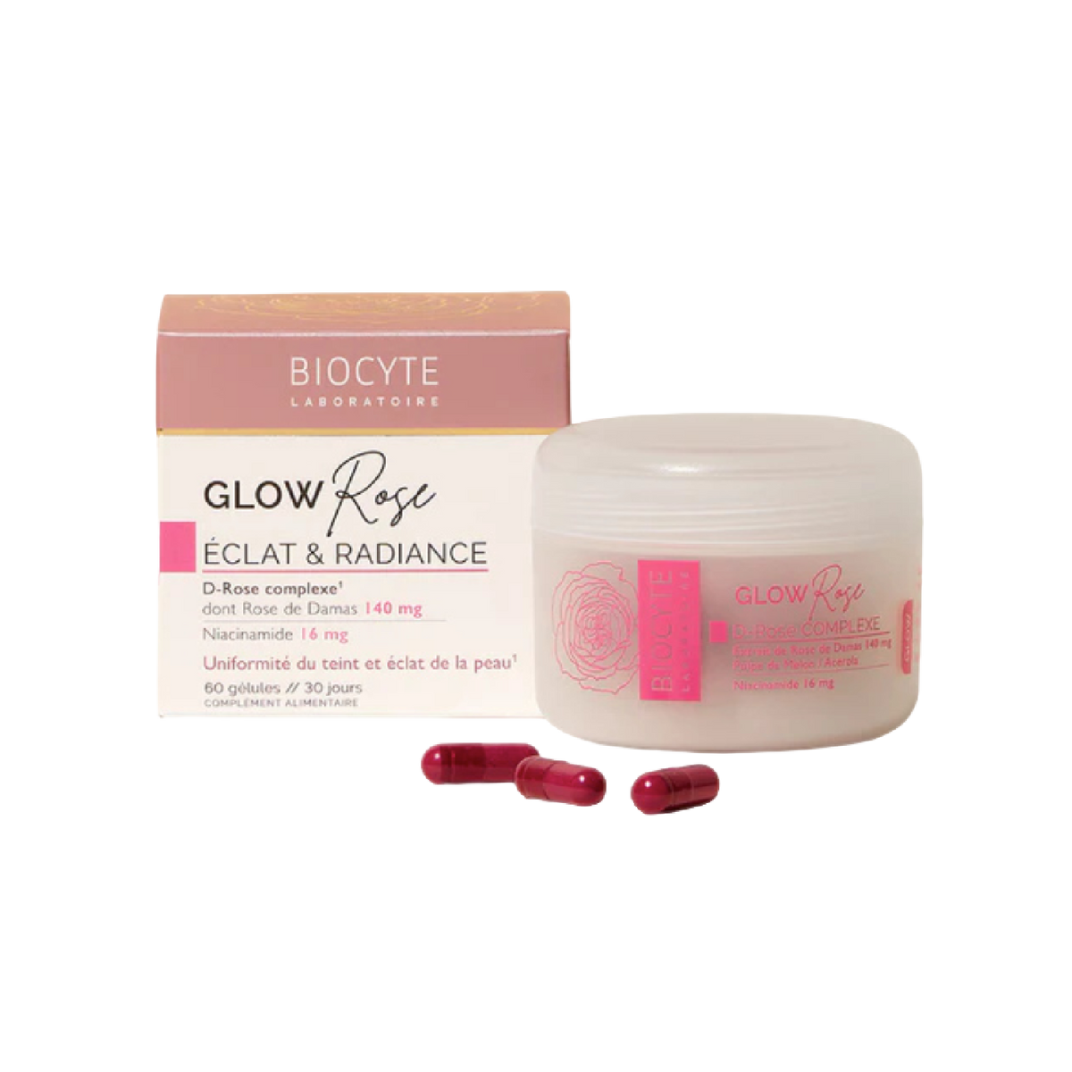 Biocyte Glow Rose x60 Cápsulas