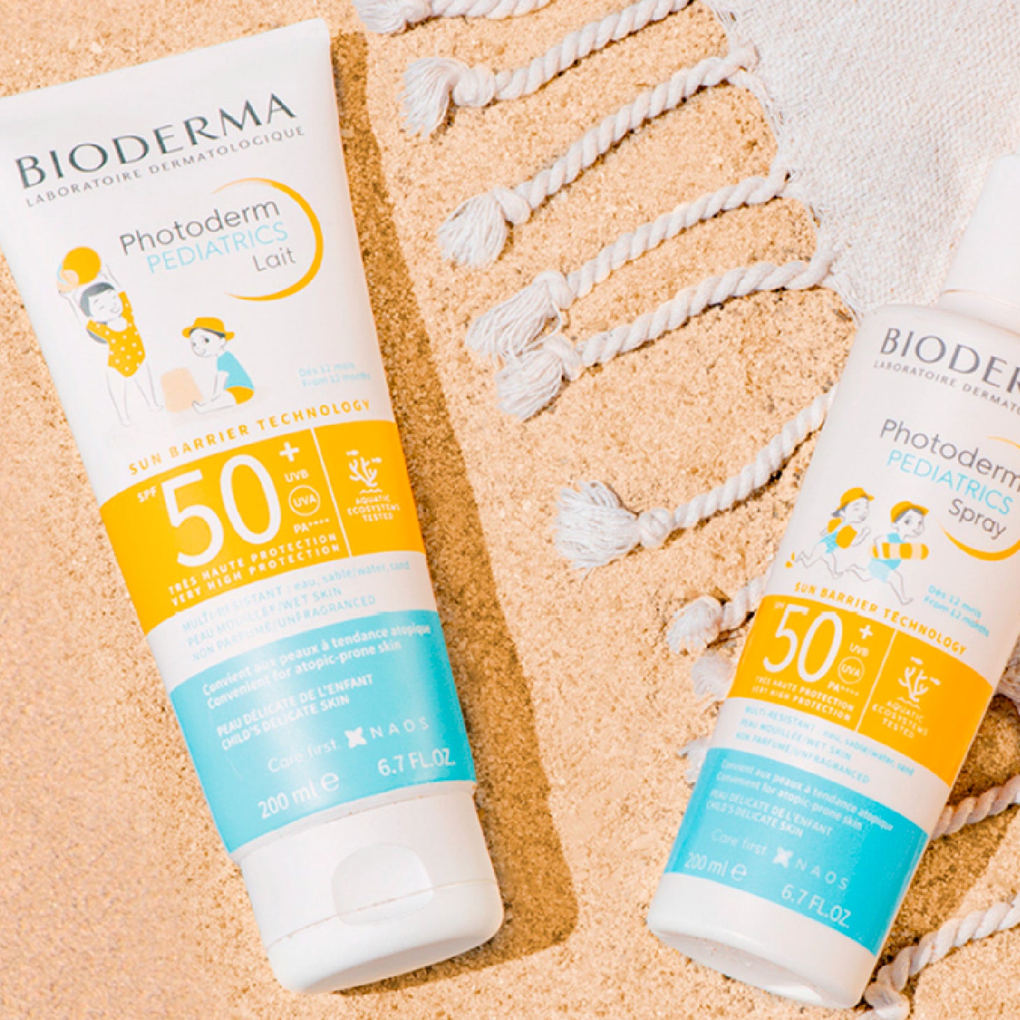 Leche pediátrica Photoderm de Bioderma con FPS 50+, 100 ml