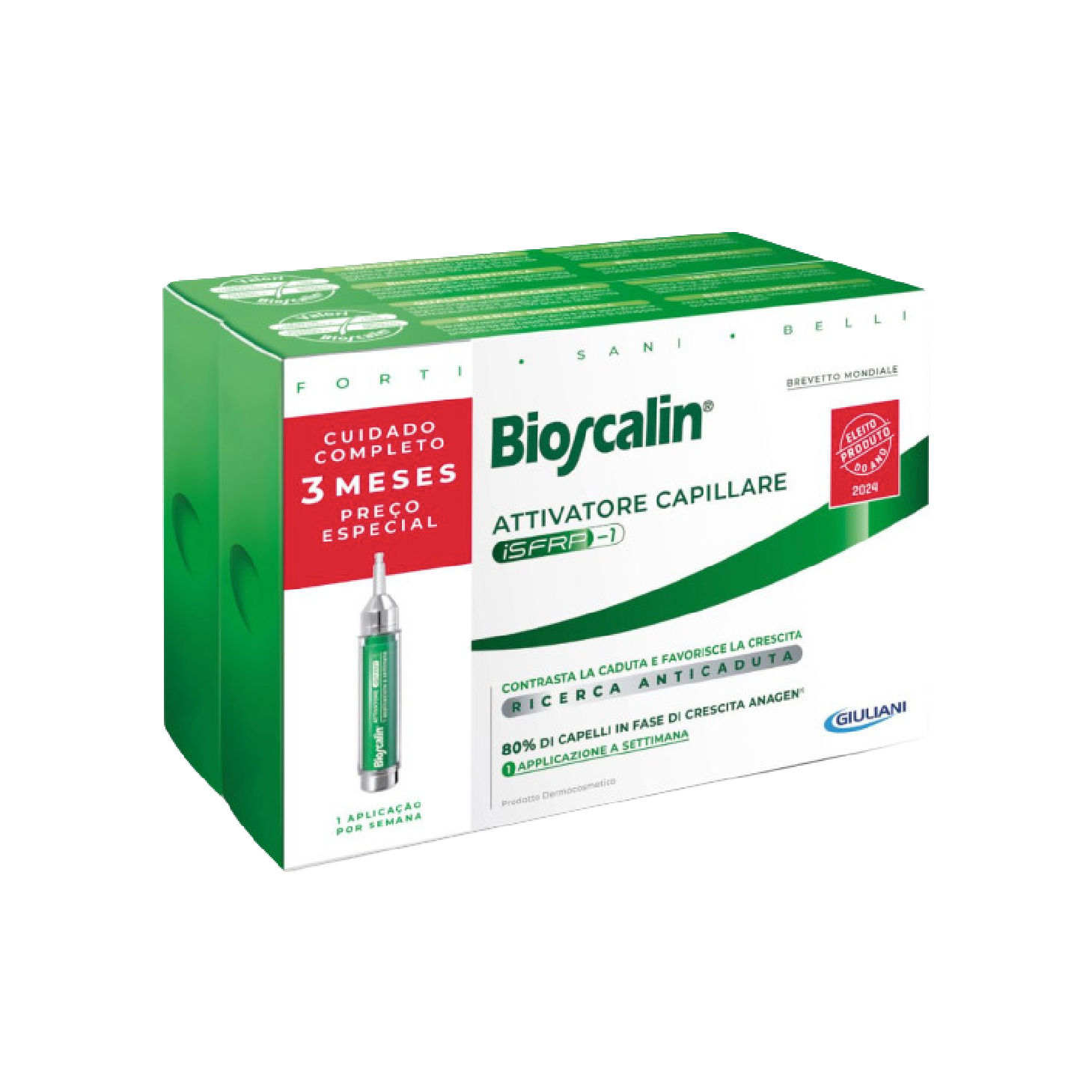 Pack Bioscalin Ativador Capilar Loção Ampolas 10ml x2