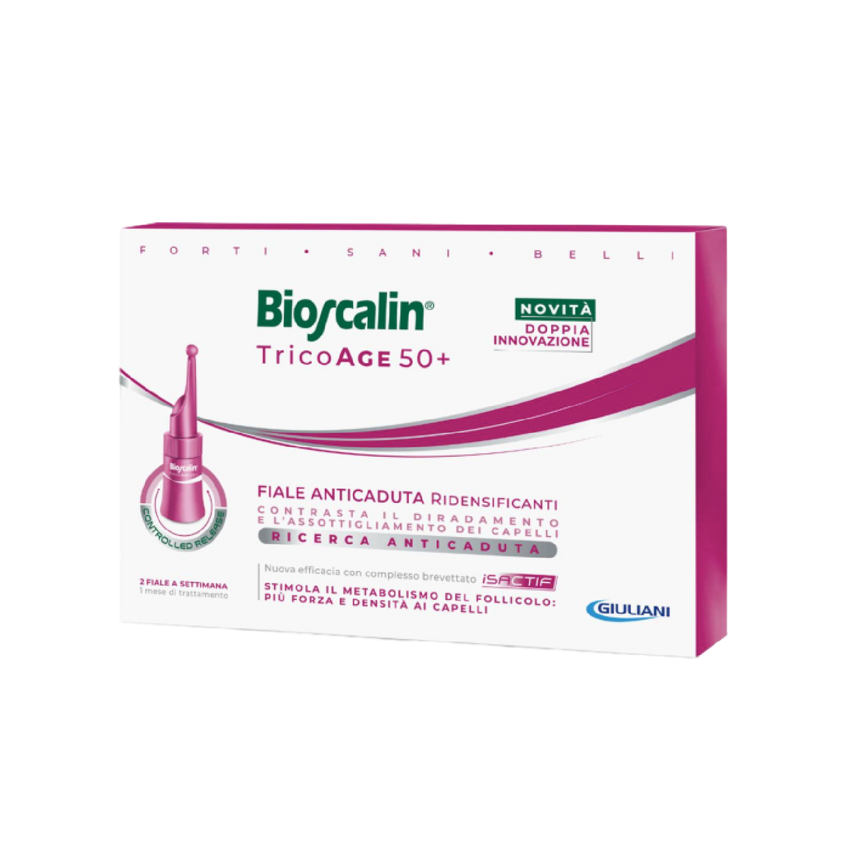 Bioscalin TricoAge 50+ Ampolas Antiqueda Redensificantes 8 x 3,5ml
