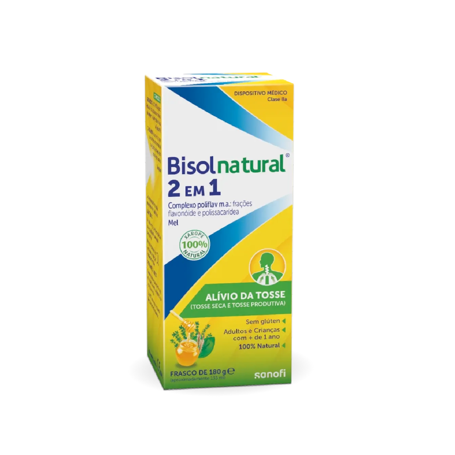 Jarabe Bisolnatural 2 en 1 133 ml