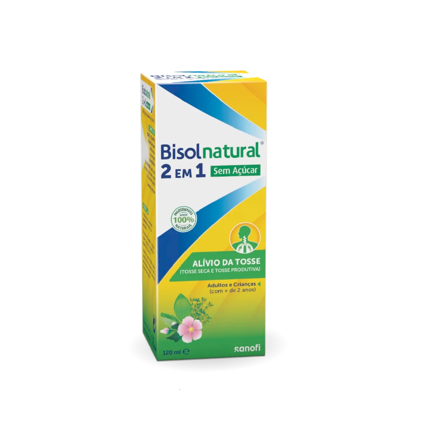 Jarabe sin azúcar Bisolnatural 2 en 1 120 ml