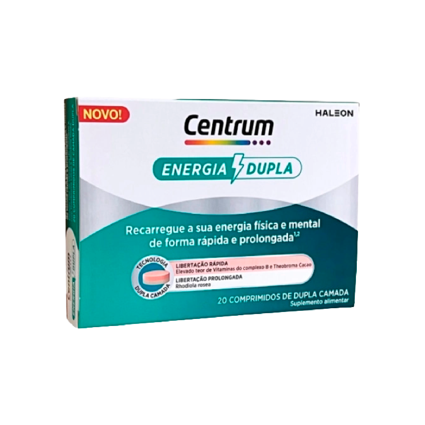 Centrum Energia Dupla x20 Comprimidos