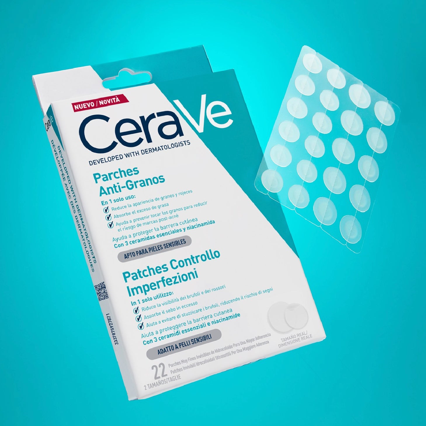 CeraVe Adesivos Anti-Borbulhas 22 Unidades