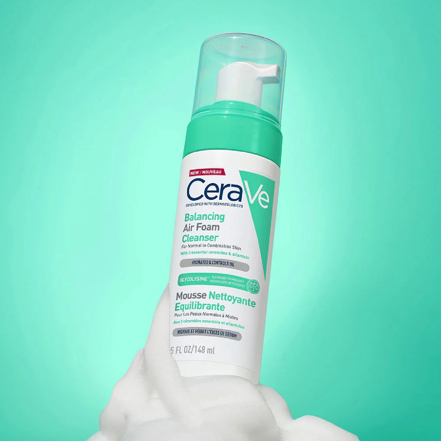 CeraVe Air Foam Limp Reequilib 148 ml