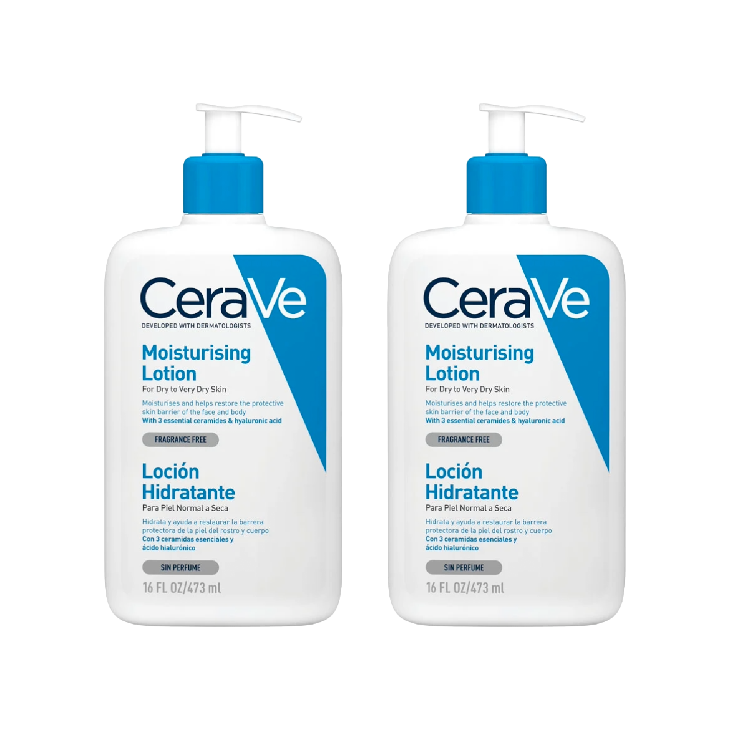 CeraVe Core Moisturising Loção Hidratante 473ml x 2 Unidades