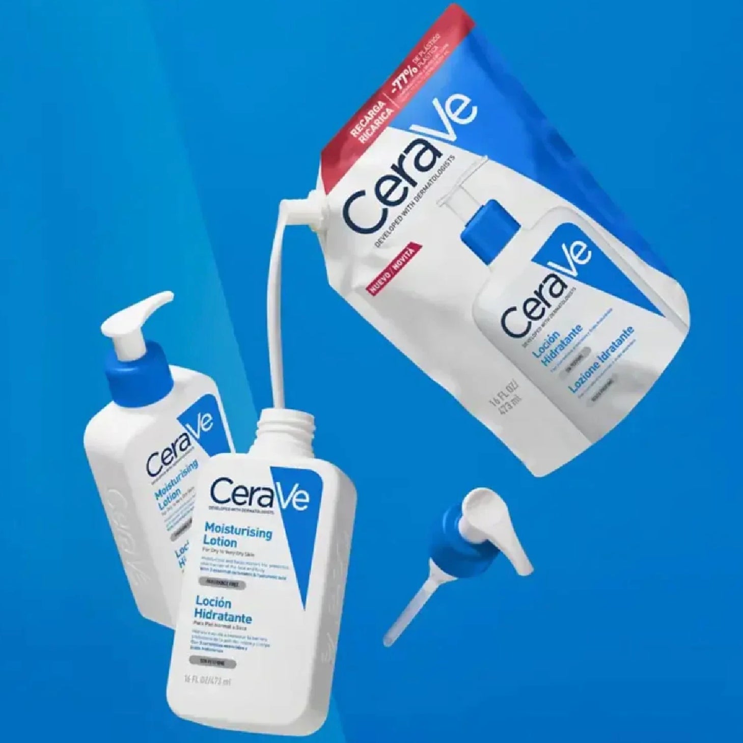 Recambio de loción hidratante CeraVe de 473 ml
