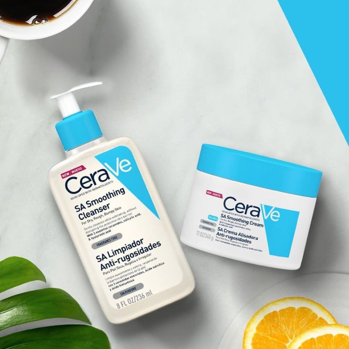 CeraVe SA Creme Alisador de Rugas 340g x2 Unidades