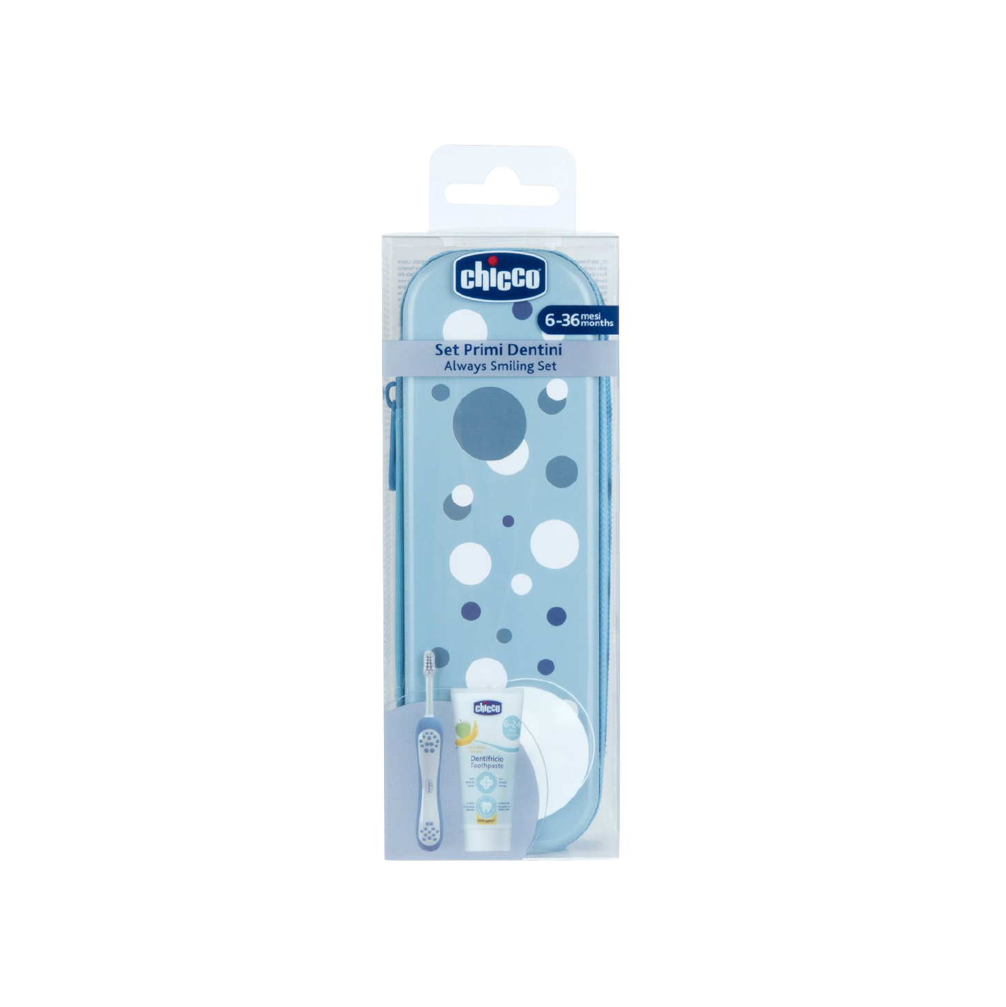 Chicco Conjunto Higiene Oral Azul +6 Meses