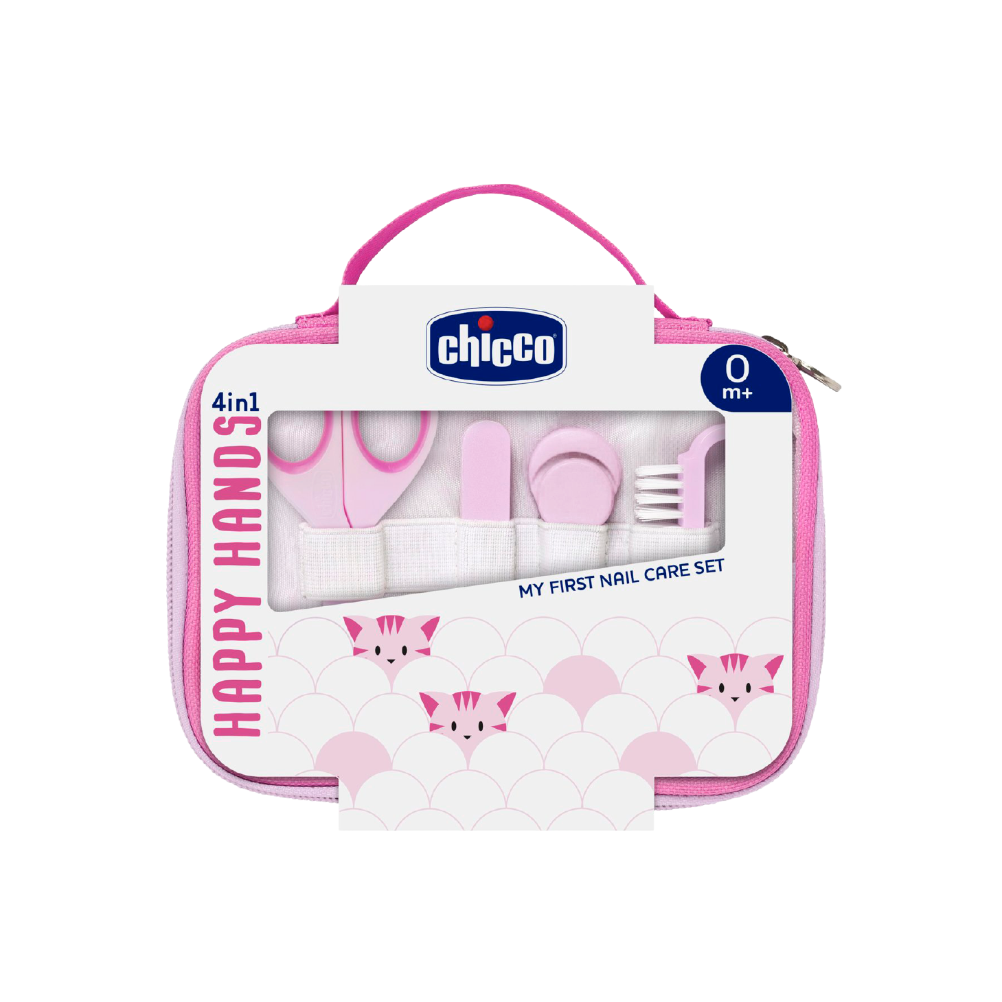 Chicco Conjunto Manicure Happy Hands Rosa +0 Meses