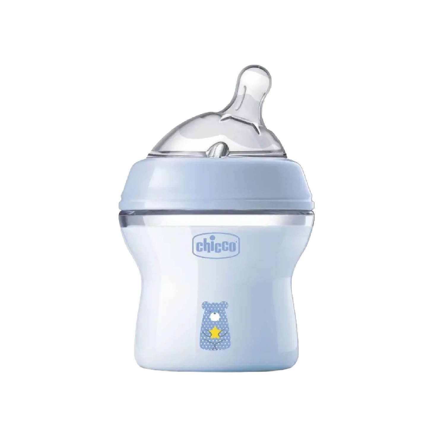 Chicco NaturalFeeling Biberão Azul Urso 150ml +0 Meses