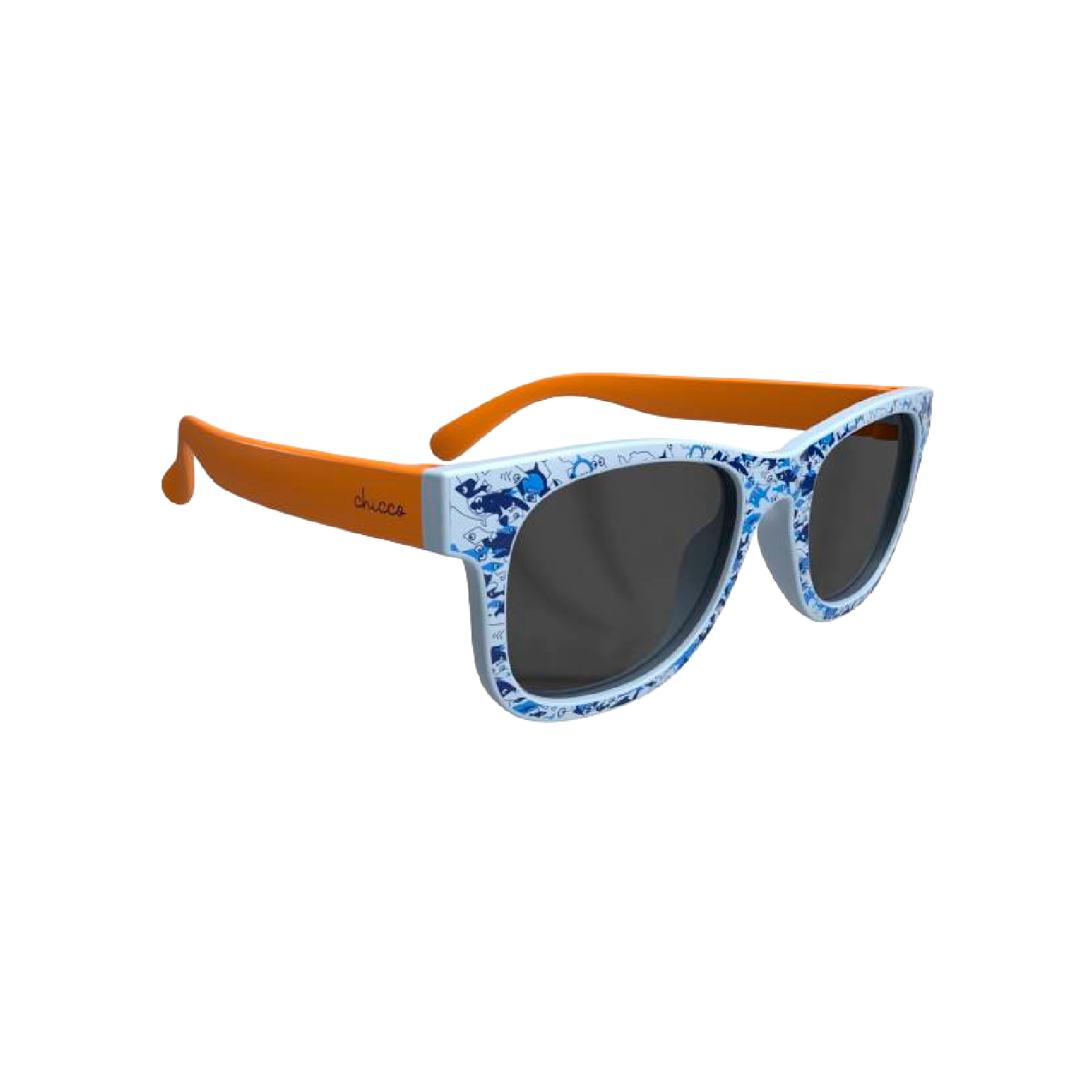 Chicco Óculos de Sol Azul/Laranja com Peixes +24 Meses