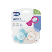 Chicco Physio Comfort Chupetas Azul 6-16 Meses x2 Unidades