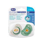 Chicco PhysioForma Air Chupetas Branco+Verde 2-6 Meses x2 Unidades