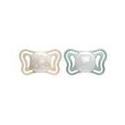 Chupetes Chicco PhysioForma Light Beige+Verde 2-6 Meses x 2 Unidades