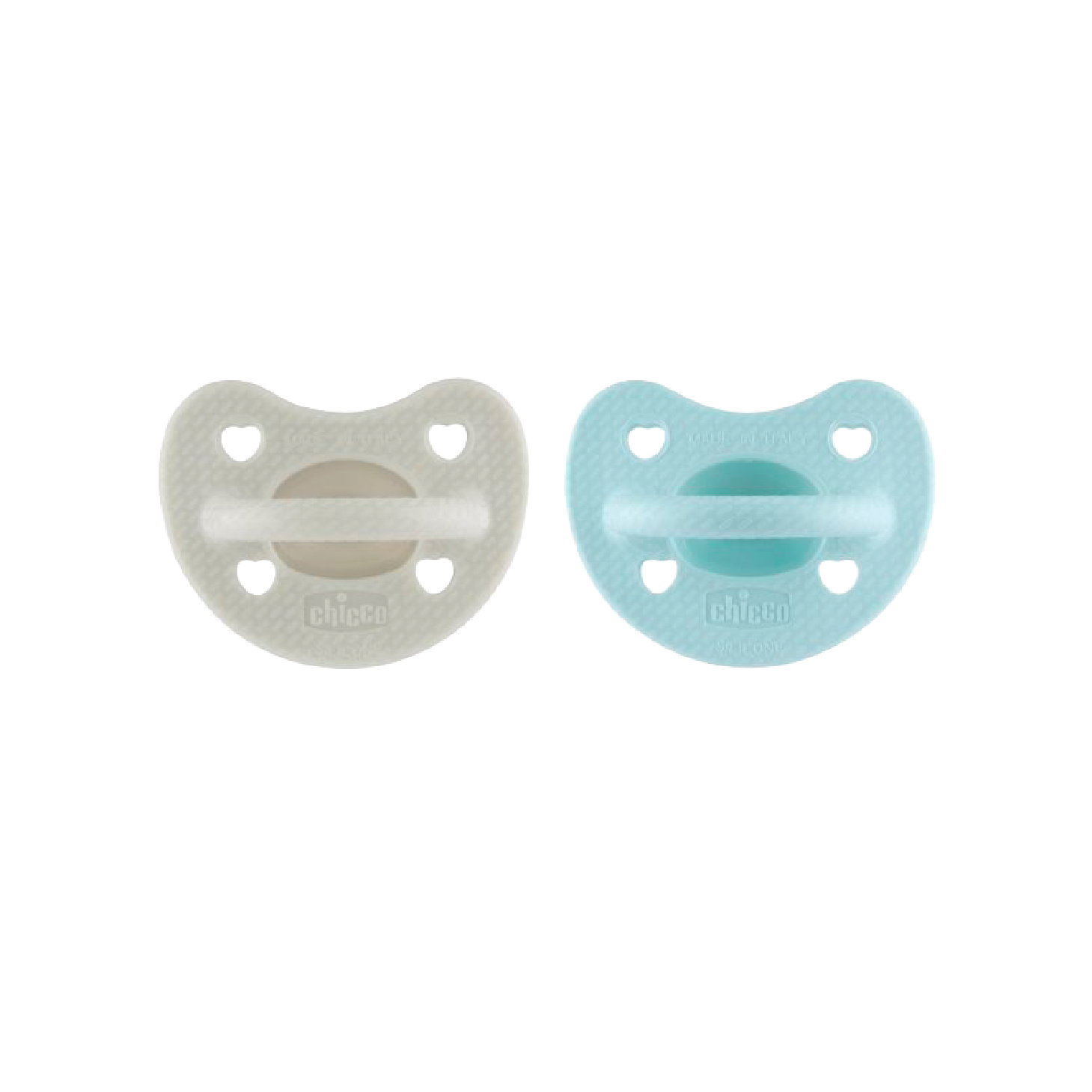 Chicco PhysioForma Luxe Chupetas Azul+Crystal 6-16 Meses x2 Unidades