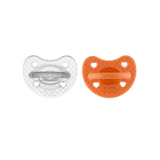 Chicco PhysioForma Luxe Chupetas Laranja+Crystal 16-36 Meses x2 Unidades