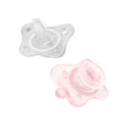 Chicco PhysioForma Mini Soft Chupetas Rosa+Neutro 0-2 Meses x2 Unidades