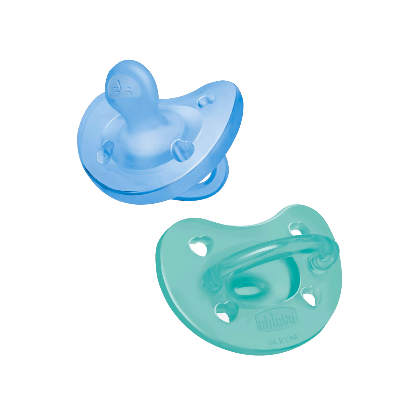 Chicco PhysioForma Soft Chupetas Azul e Verde 6-16 Meses x2 Unidades