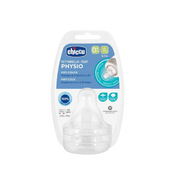 Chicco Physio Tetina Silicone Fluxo Lento +0 Meses x2 Unidades
