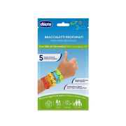 Chicco Pulseira de Silicone Perfumada com Citronela x5 Unidades