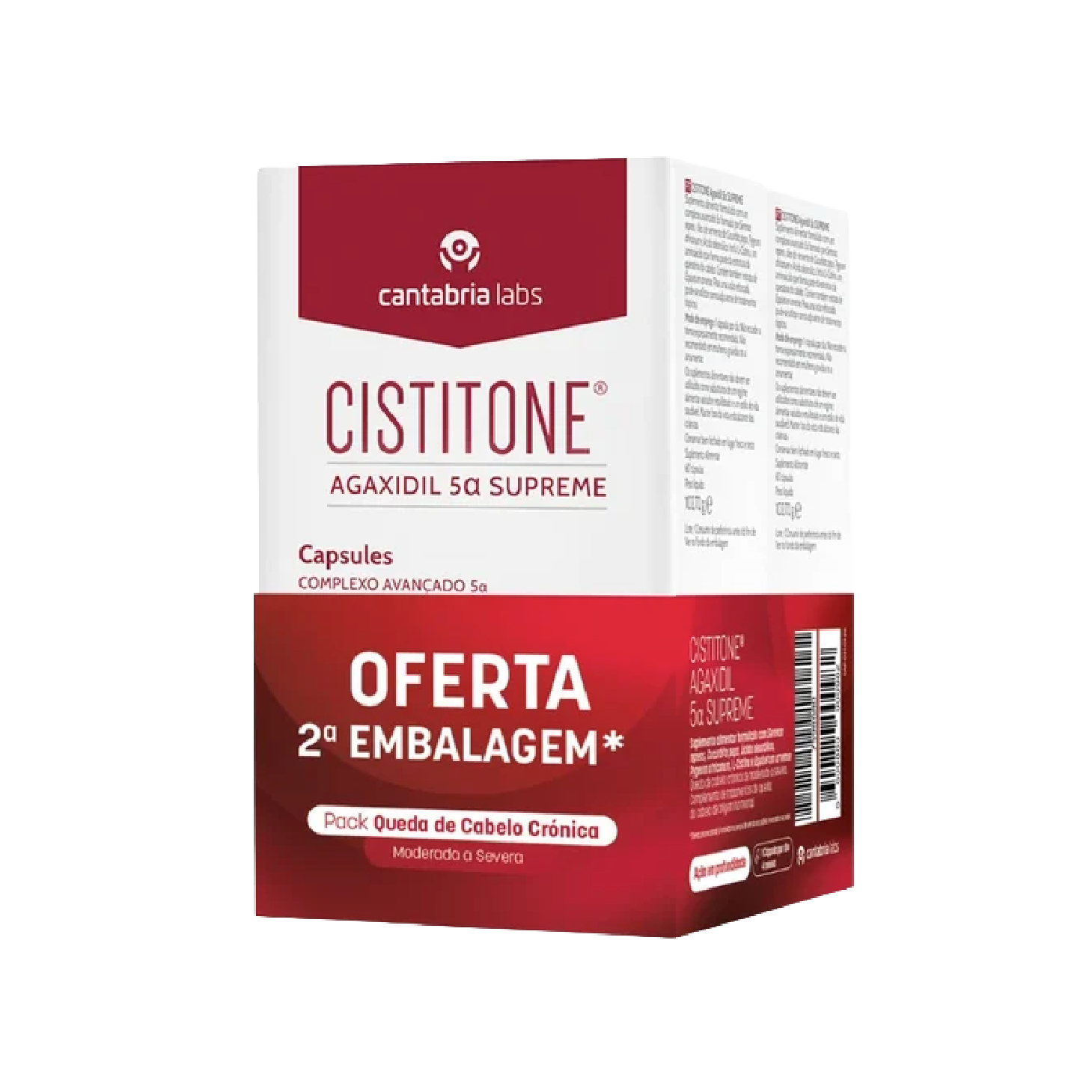 Cistitone Agaxidil 5Alfa Supreme 60 Cápsulas Pack 2