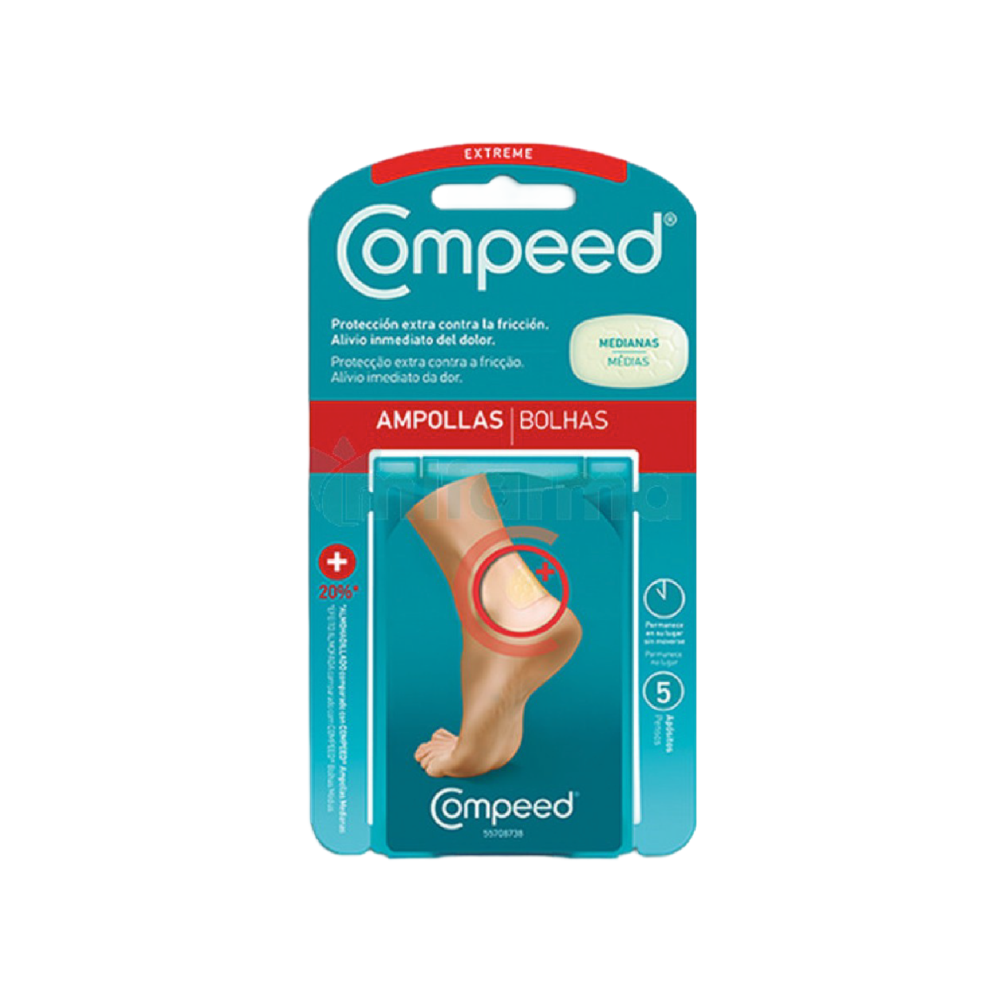 Compeed Penso Bolhas Médias Extreme x5 Unidades