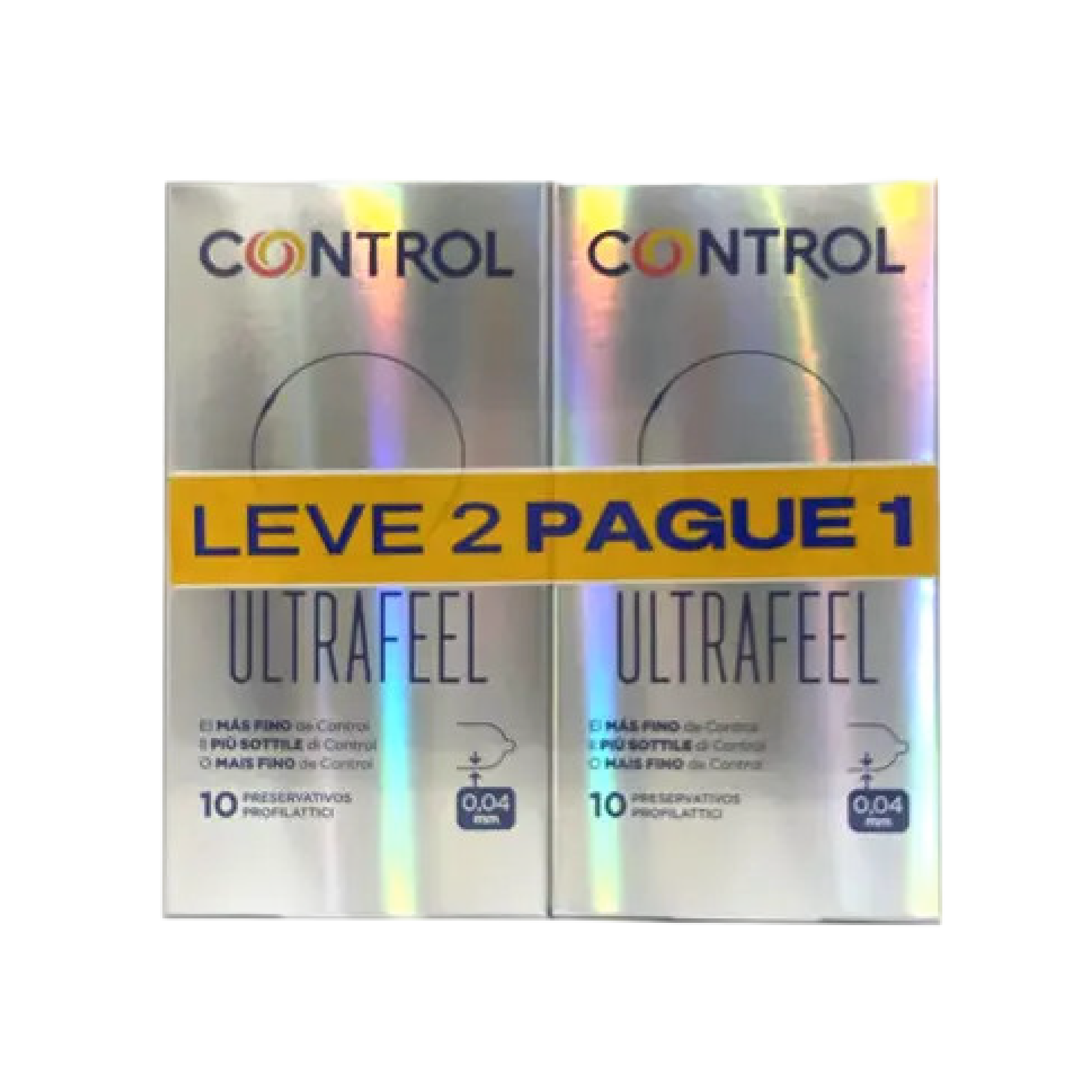 Control Finíssimo Ultra Feel 10 Preservativos  x2 Unidades