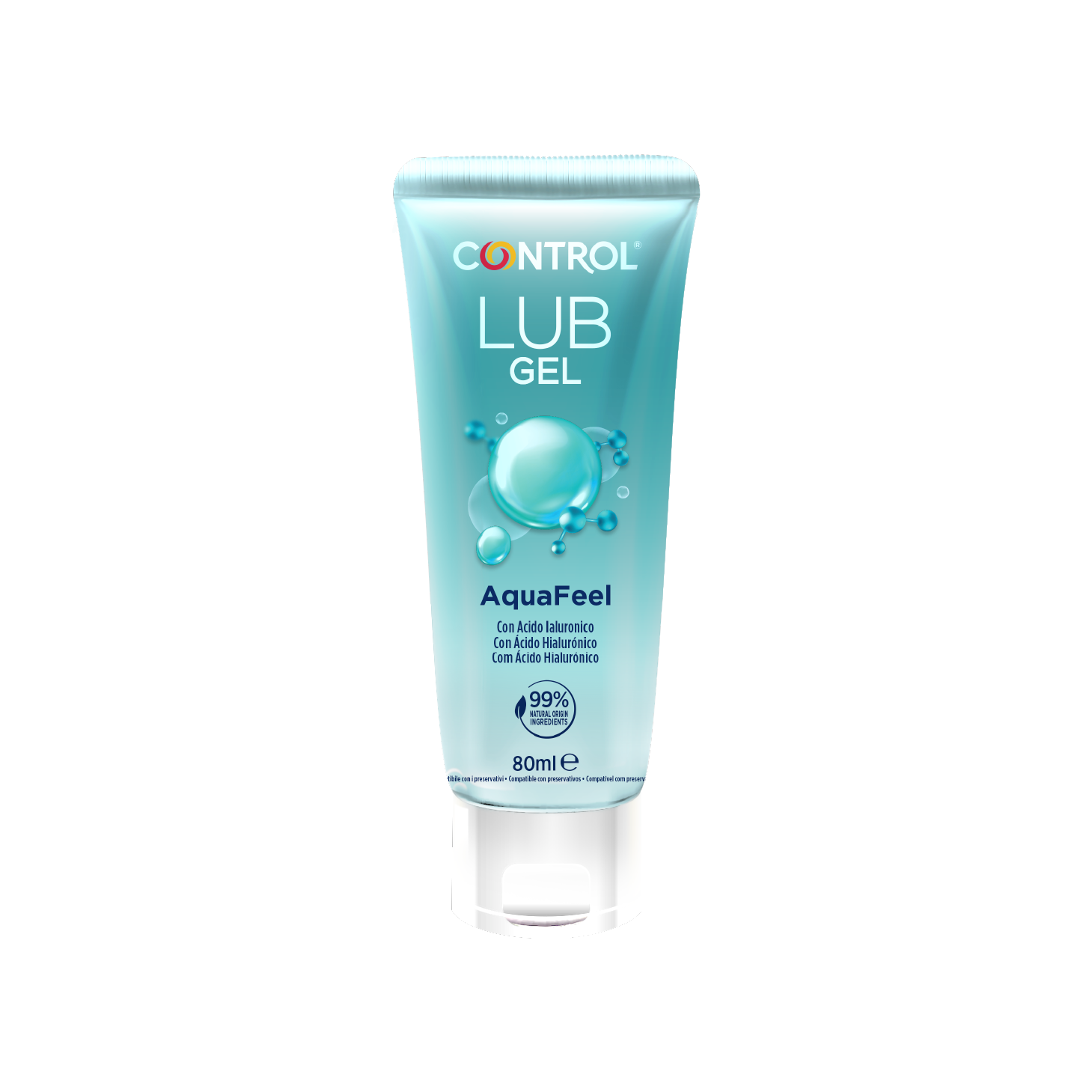 Control Gel Lubrificante Aquafeel 80ml - Farmácia Cuida