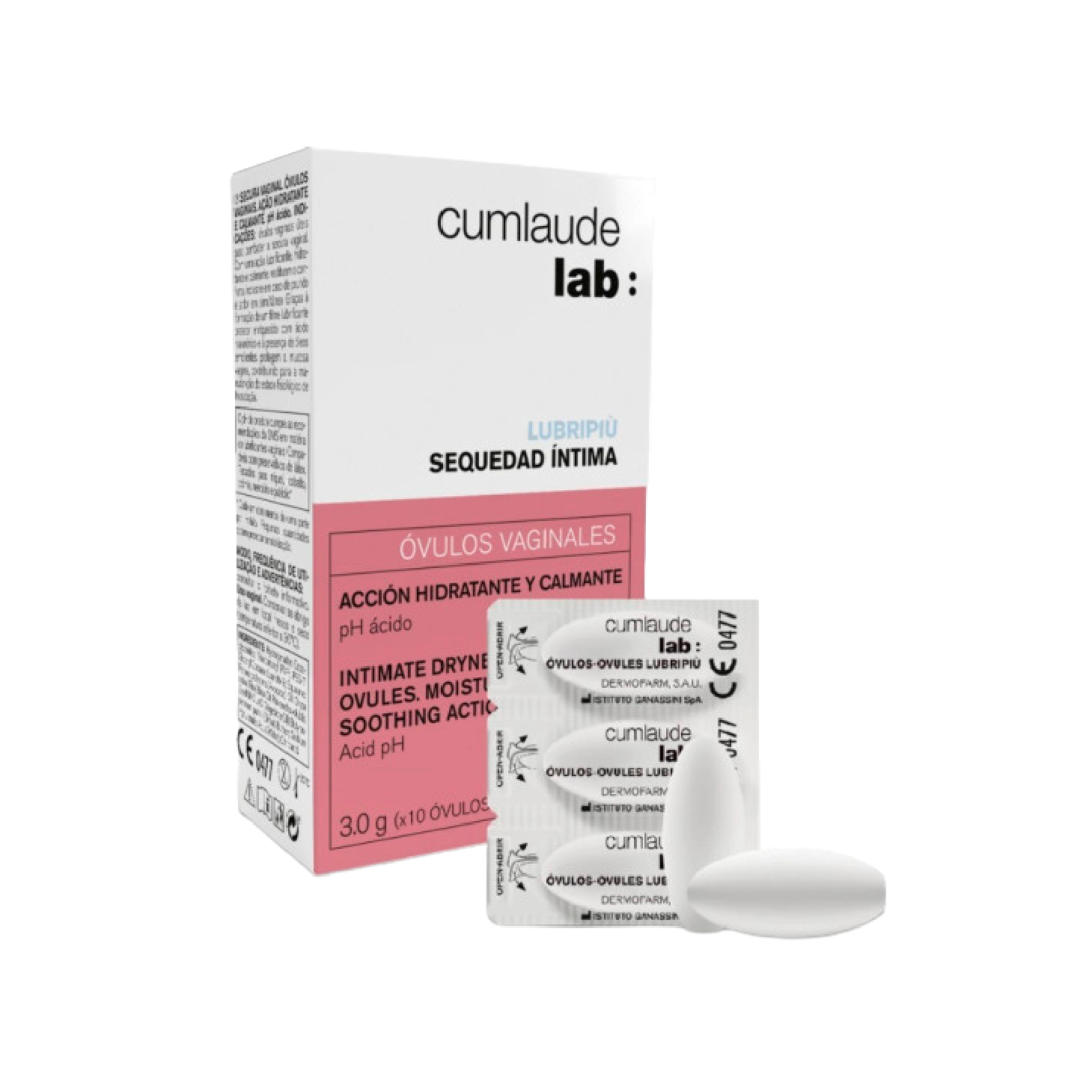 Cumlaude Lab Lubripiù Óvulos Vaginais 3g x10 Unidades