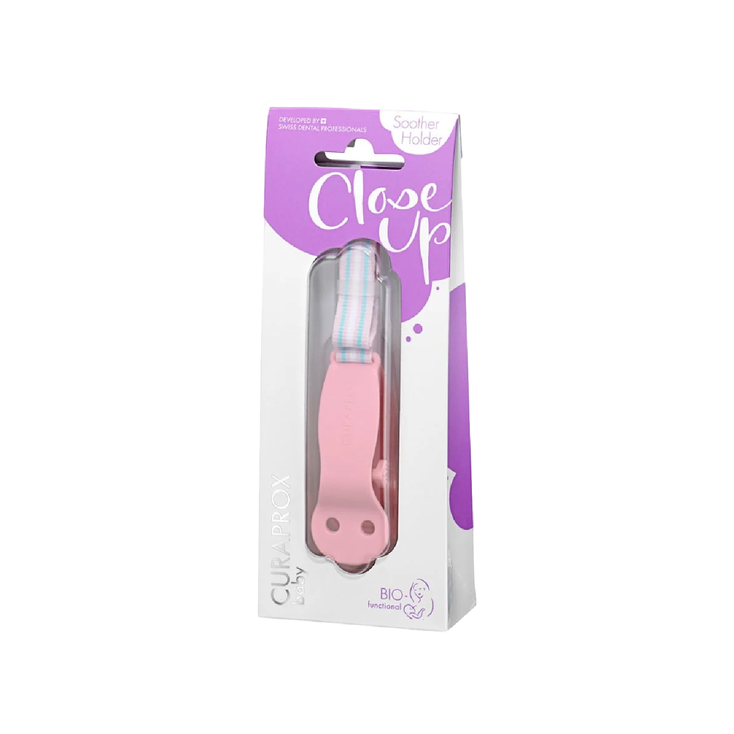 Curaprox Baby Suporte Para Chupeta Rosa