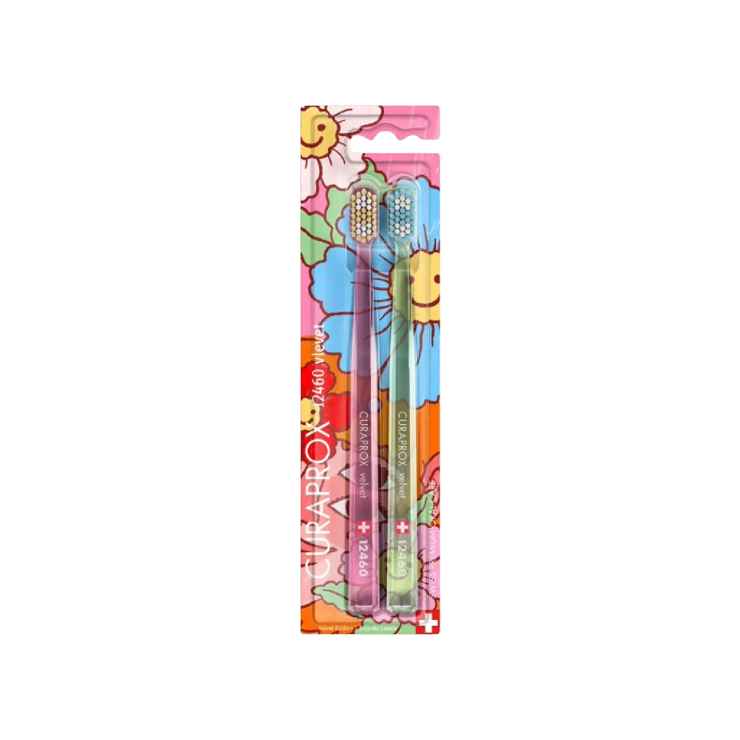 Curaprox CS 12460 Escova de Dentes Velvet x 2 Unidades