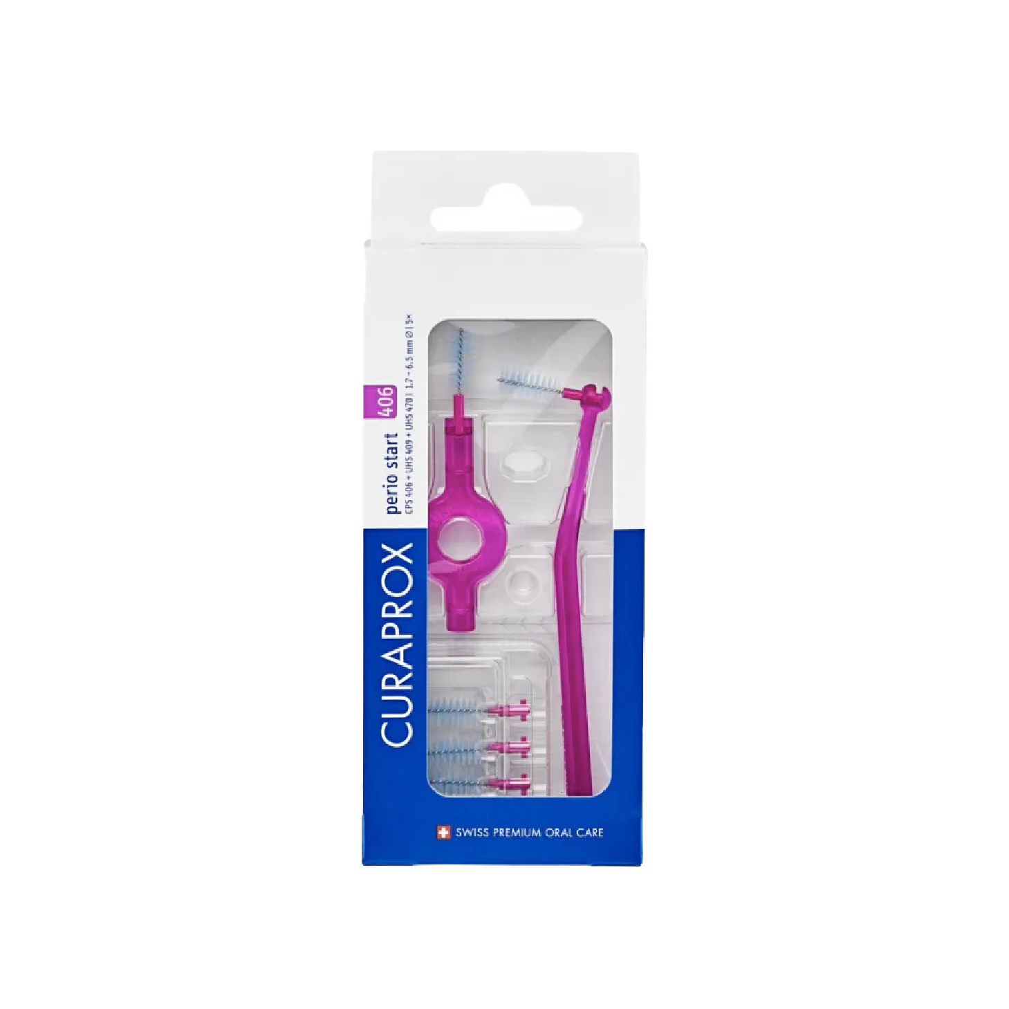 Curaprox Perio Plus 5 Escovilhões + Cabo CPS 406 + UHS 451