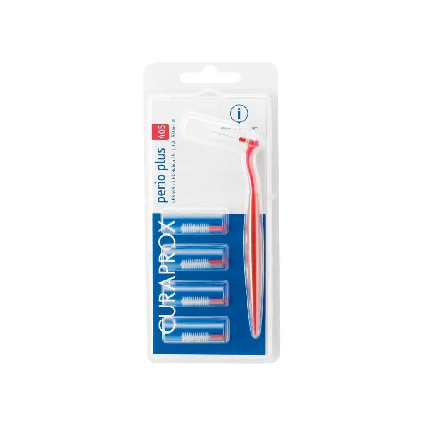 Curaprox Perio Plus x 5 Escovilhões + Cabo CPS 405 + UHS 451