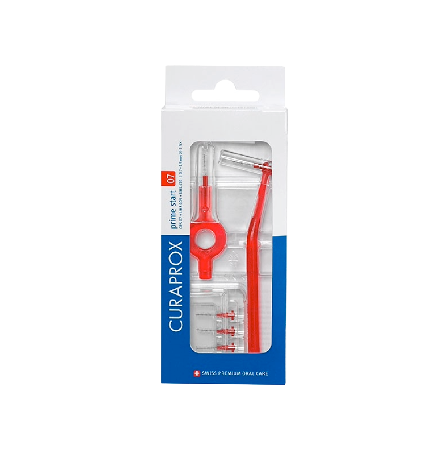 Curaprox Prime Start 07 Escovilhões 5 Unidades + Cabo