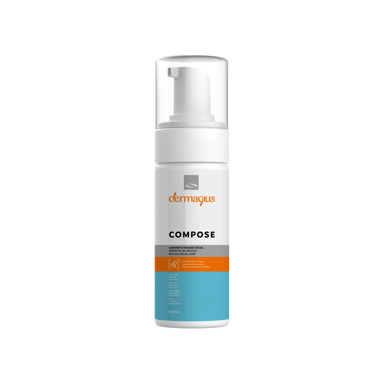 Dermagius Compose Sabonete Mousse Facial 150ml