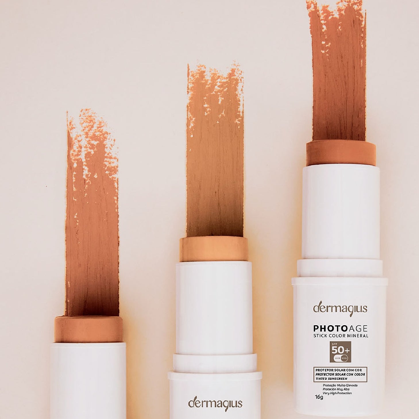 Dermagius Photoage Stick SPF50+ Médio 16g