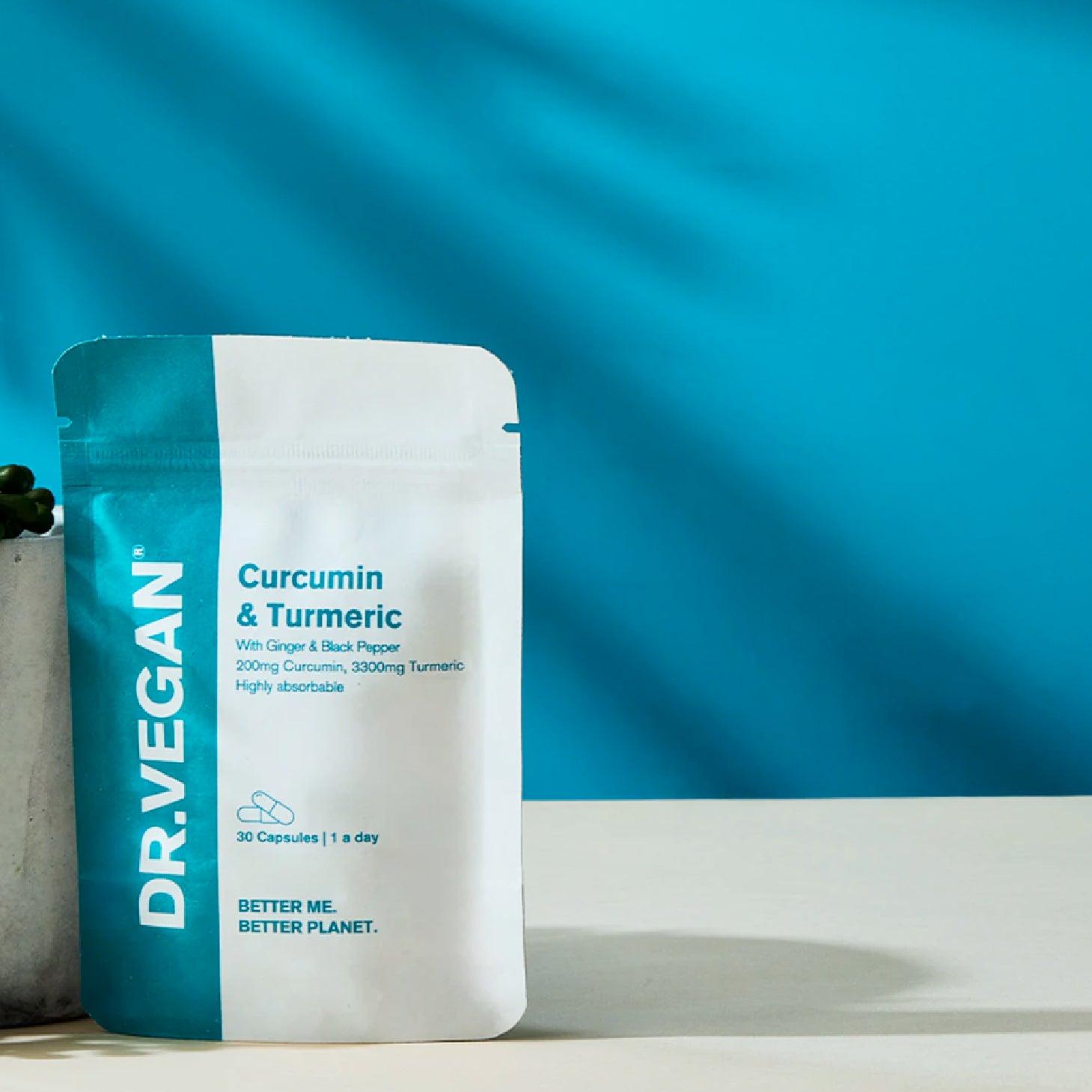 Dr.Vegan Curcumin & Turmeric 30 Cápsulas