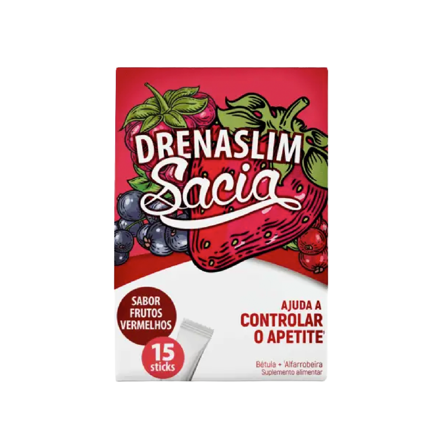Drenaslim Sacia Sticks Frutos Vermelhos x15