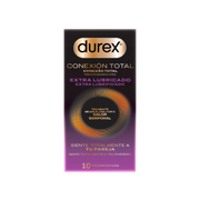 Durex Conexão Total Extra Lubrificado Preservativos x10