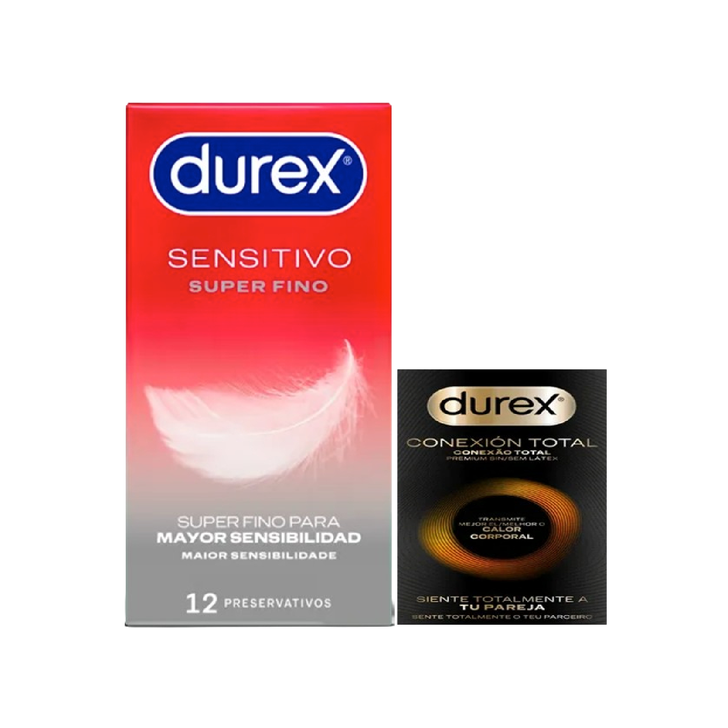 Durex Sens Super Fino 12 Preservativos + Conexão Total