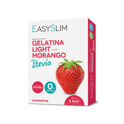 Easyslim Gelatina Light Morango Stevia 2 Saquetas