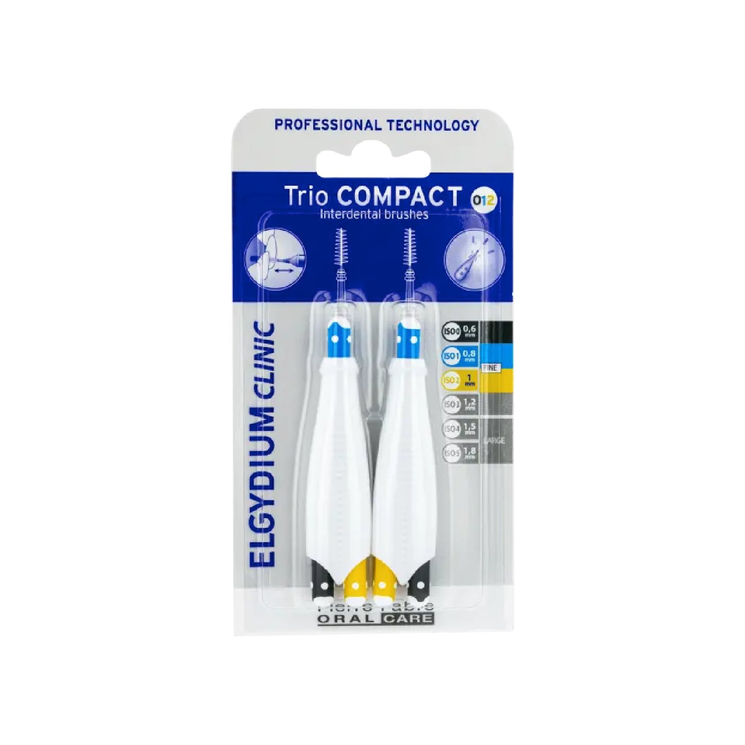 Elgydium Clinic Trio Compact (ISO 0/1/2) x 2 Unidades