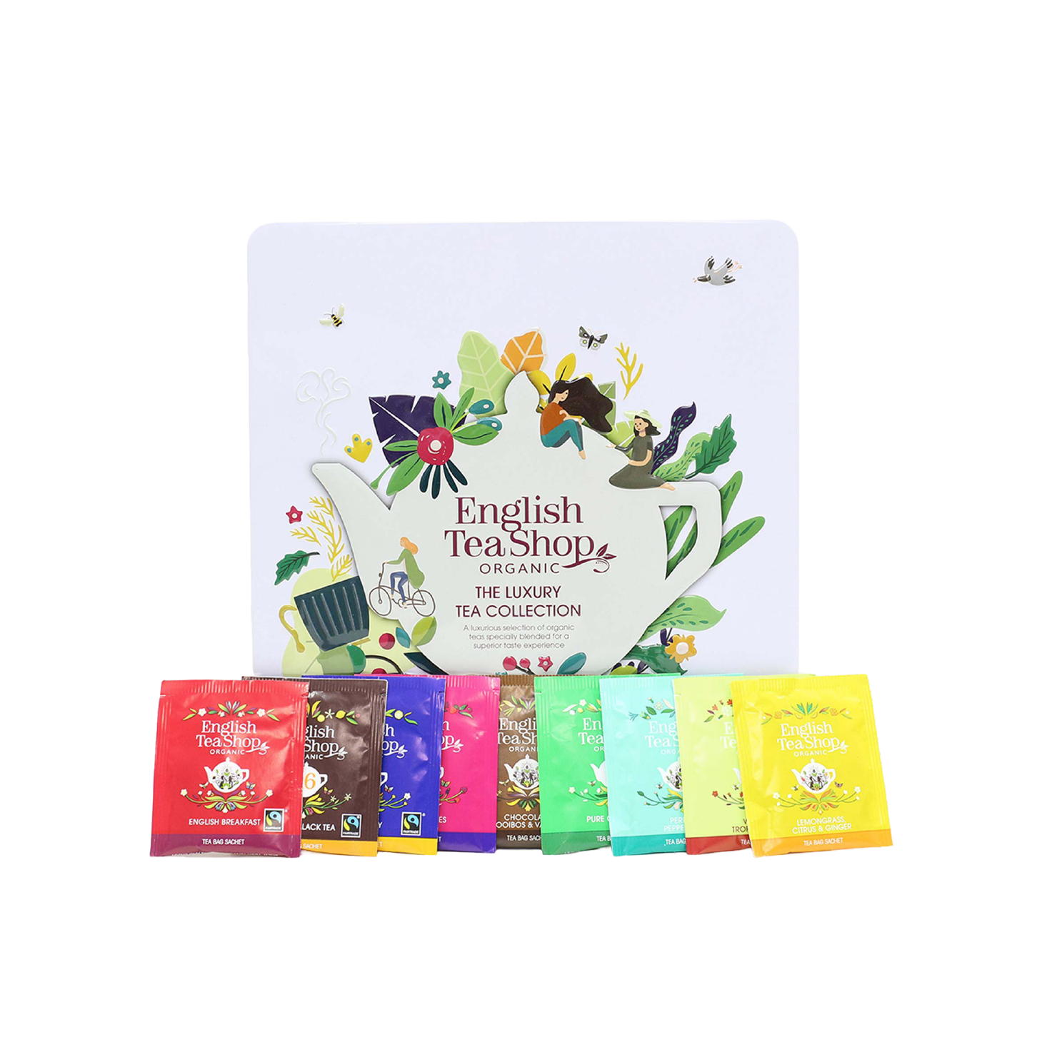 Té inglés Ref: 60833 Lata de regalo de lujo 72 unidades